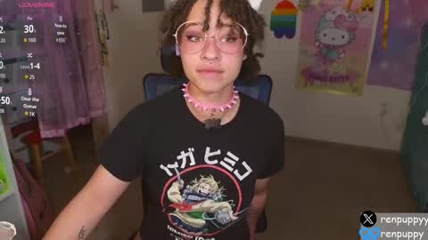 Snapshot of renpuppy chatting on March 14, 5:57 am REN online show from March 14, 5:57 am