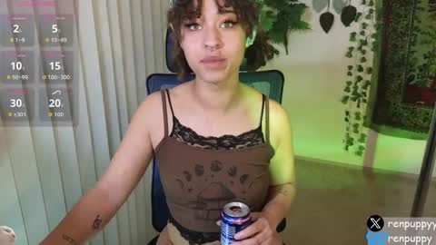 Snapshot of renpuppy chatting on March 25, 4:07 am REN online show from March 25, 4:07 am