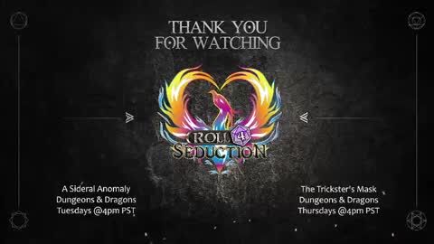 Roll For Seduction online show from May 27, 1:57 am