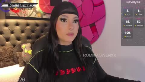 Snapshot of rominaowenxx chatting on March 13, 6:31 am ROMINA OWEN online show from March 13, 6:31 am