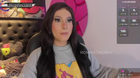 Snapshot of rominaowenxx chatting on March 28, 5:29 am ROMINA OWEN online show from March 28, 5:29 am