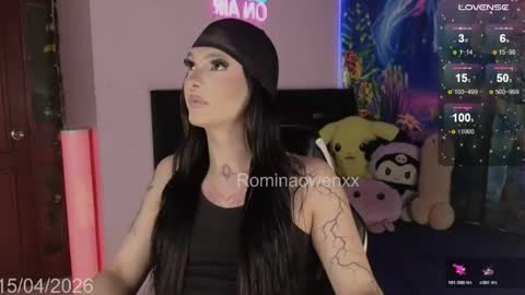 Snapshot of rominaowenxx chatting on April 15, 5:03 am ROMINA OWEN online show from April 15, 5:03 am