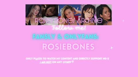Rosie Bones online show from December 11, 8:18 pm