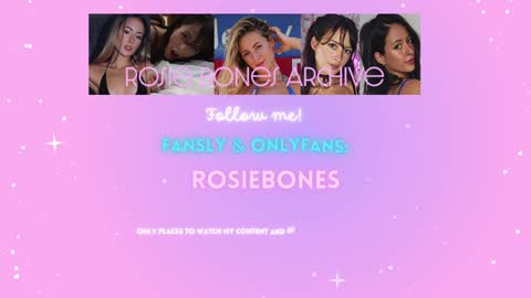 Rosie Bones online show from January 4, 3:40 am