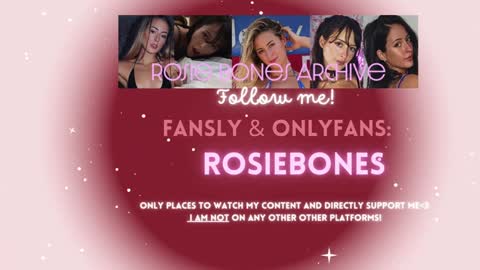 Rosie Bones online show from January 16, 11:20 pm