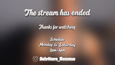 Salvatore online show from July 1, 2:57 am