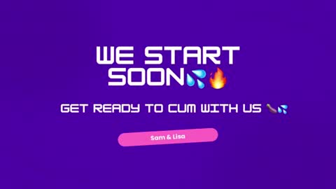 Snapshot of sam_and_lisa_ chatting on August 1, 11:03 pm sam_and_lisa_ online show from August 1, 11:03 pm