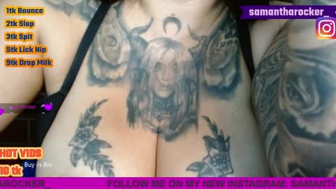 Snapshot of samantharocker4 chatting on March 31, 1:22 pm Samantha Red online show from March 31, 1:22 pm