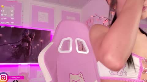 Snapshot of sammyblaer chatting on February 18, 8:05 pm Samantha online show from February 18, 8:05 pm