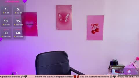 Snapshot of sampuckettbaby chatting on March 31, 5:13 pm sampuckettbaby online show from March 31, 5:13 pm