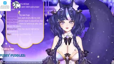 Snapshot of sassykittyn chatting on February 25, 6:23 am Sassy Sami Kittyn online show from February 25, 6:23 am