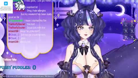 Snapshot of sassykittyn chatting on March 30, 4:57 am Sassy Sami Kittyn online show from March 30, 4:57 am