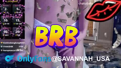 Snapshot of savannah_ts chatting on January 29, 8:25 pm Onlyfans Savannah usa online show from January 29, 8:25 pm