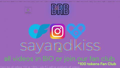 Say and kiss online show from April 28, 4:34 pm