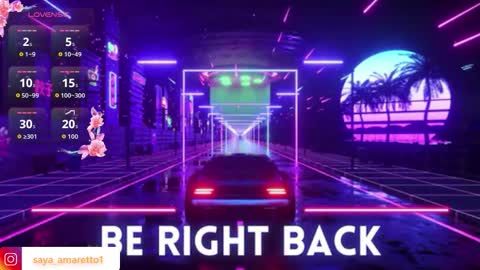 Saya Amaretto  online show from March 24, 8:14 pm