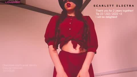 SCARLETT ELECTRA  -  online show from October 10, 3:22 pm