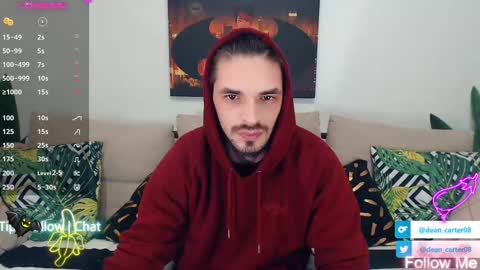 Dean Carter online show from February 18, 11:30 pm