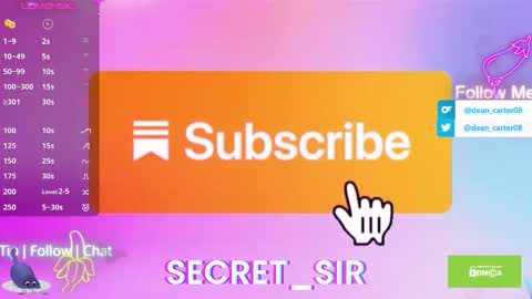 Dean Carter online show from September 9, 10:20 pm