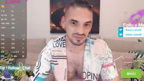 Dean Carter online show from September 11, 9:48 pm