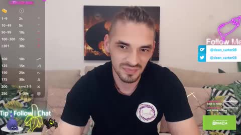 Dean Carter online show from September 12, 9:15 pm