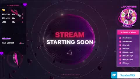 SeraLeeXXX online show from October 19, 7:36 pm