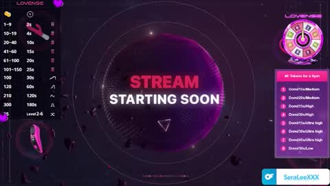 SeraLeeXXX online show from December 16, 6:35 pm