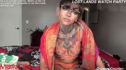 Mistrx Sin online show from September 20, 9:49 pm