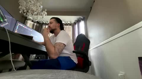 Snapshot of singledaddy69ning chatting on February 12, 9:11 pm YungNSingleDaddy online show from February 12, 9:11 pm