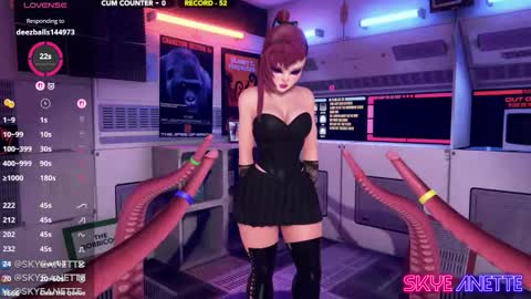 Snapshot of skyeanette chatting on September 27, 1:21 am SkyeAnette online show from September 27, 1:21 am