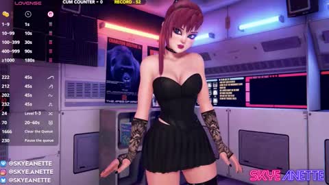 Snapshot of skyeanette chatting on September 29, 1:11 am SkyeAnette online show from September 29, 1:11 am