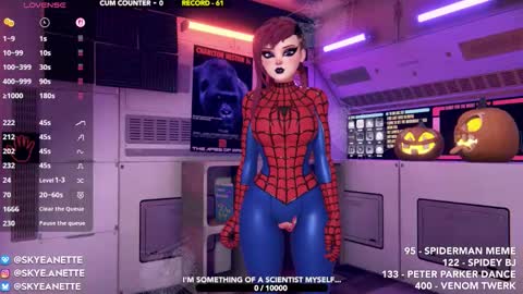 Snapshot of skyeanette chatting on November 3, 2:13 am SkyeAnette online show from November 3, 2:13 am