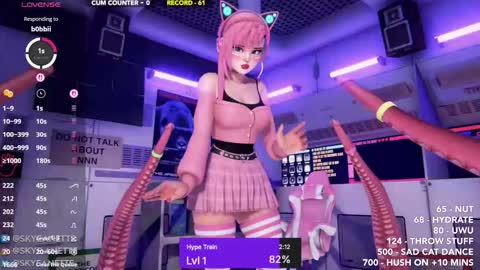 Snapshot of skyeanette chatting on November 23, 2:22 am SkyeAnette online show from November 23, 2:22 am