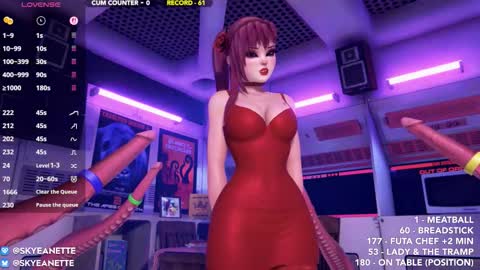 SkyeAnette online show from February 15, 2:19 am