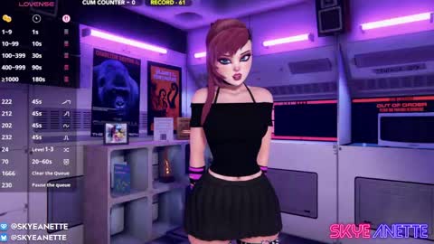 SkyeAnette online show from May 17, 1:03 am