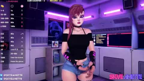 SkyeAnette online show from June 8, 1:09 am
