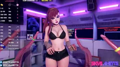 SkyeAnette online show from July 27, 1:23 am
