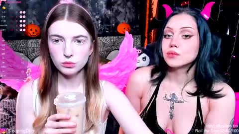 Hi We are Iva and Angela Nice to meet u 3 online show from October 31, 11:55 am