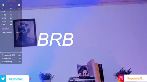 Independent Model Merly online show from January 24, 10:43 am