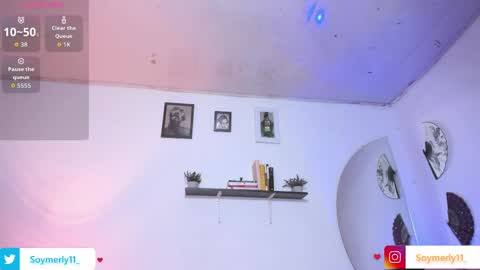 Snapshot of soymerly11_ chatting on April 9, 4:01 am Independent Model Merly online show from April 9, 4:01 am