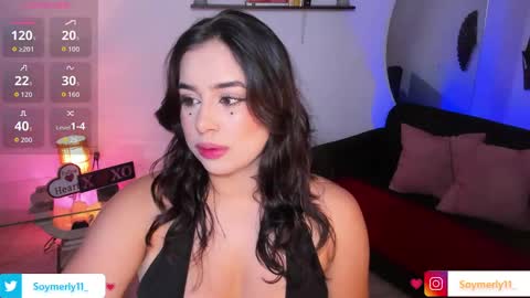 Snapshot of soymerly11_ chatting on April 14, 9:37 am Independent Model Merly online show from April 14, 9:37 am