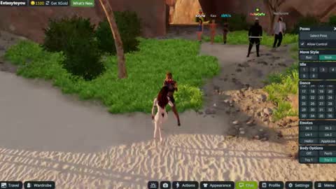 Extasy online show from March 2, 11:00 pm