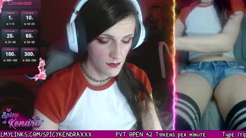 Snapshot of spicykendra chatting on January 1, 2:30 am Kendra online show from January 1, 2:30 am