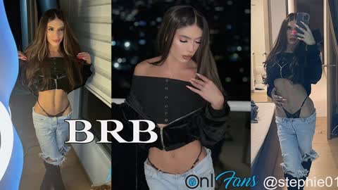 Snapshot of stephie01 chatting on January 14, 7:06 am estefania online show from January 14, 7:06 am