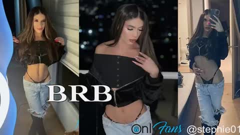 Snapshot of stephie01 chatting on February 9, 11:36 am estefania online show from February 9, 11:36 am