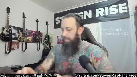 StevenRiseNYC online show from February 14, 1:18 pm