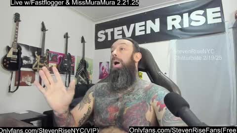 StevenRiseNYC online show from February 19, 1:06 pm