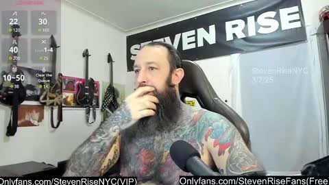 StevenRiseNYC online show from March 2, 1:05 pm