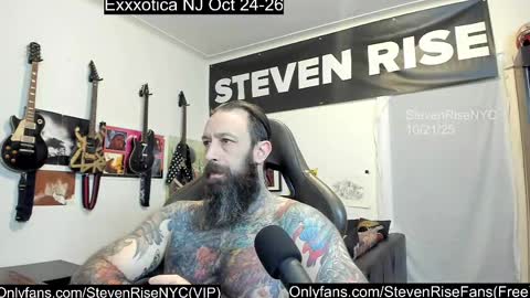 StevenRiseNYC online show from October 21, 12:06 pm
