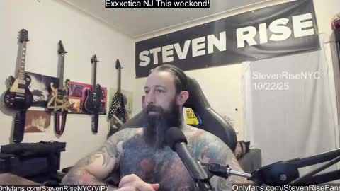 StevenRiseNYC online show from October 23, 12:48 pm