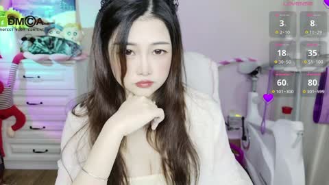 My name is LAN LAN and the cats name is keiko online show from December 13, 8:26 pm